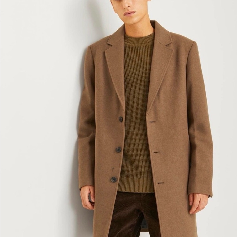 Men's Wool-Blend Overcoat